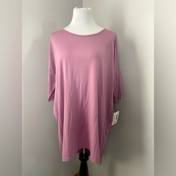 LuLaRoe Irma Tunic Style Top NWT Pink Purple - Picture 7 of 7